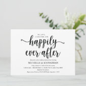 Invitation Rustic Kraft Mariage Dîner de répétition Invitatio (Debout devant)