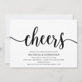 Invitation Rustic Kraft Mariage Dîner de répétition Invitatio (Devant)