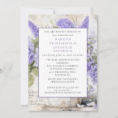 Invitation Rustic Lavender Flowers Tin Bucket Wedding | (Devant)