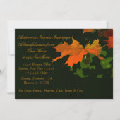 Invitation Rustic Leaf (Devant)