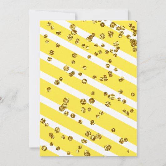 Invitation Rustic Lemon Bridal Showback (Dos)