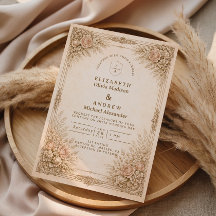Rustic Luxury Botanical Floral Wedding
