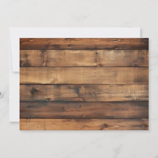 Invitation Rustic Man Myth Légende Surprise 60e anniversaire (Dos)