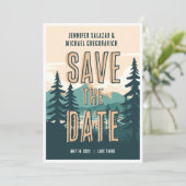 Invitation Rustic Mariage Décontracté Enregistrer l'invitatio (Debout devant)