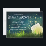 Invitation Rustic Mason Jar & Fireflies FÊTE DES MARIÉES Invi<br><div class="desc">Rustic Mason Jar & Fireflies FÊTE DES MARIÉES Invitation.</div>