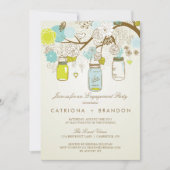 INVITATION RUSTIC MASON JARS PARTICIPATION AU PRINTEMPS INVIT (Devant)