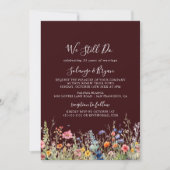 Invitation Rustic Meadow Botanical We Still Do Vow Renewal (Devant)