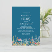 Invitation Rustic Meadow Brunch and Bubbly Bridal Shower (Debout devant)