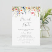 Invitation Rustic Meadow Brunch with the Bride Shower (Debout devant)