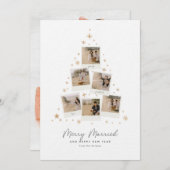 Invitation Rustic Merry Married Card (Devant / Derrière)