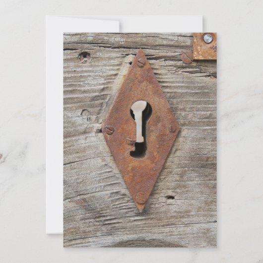 Invitation Rustic Modern Script Mariage Photo Enregistrer la (Dos)