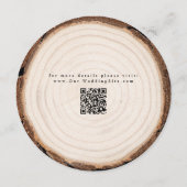 Invitation Rustic Modern Wood Natural Elegant Barn Wedding (Dos)