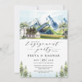 Invitation Rustic Mountain Forest Adventure Party (Devant)