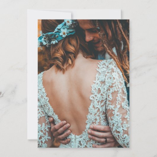 Invitation Rustic Mountain & Lake Evergreen Enregistrer La Da (Dos)