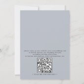 Invitation Rustic Mountains Forest Watercolor QR Code Wedding (Dos)