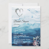 Invitation Rustic Ocean Bridal Showback (Devant)
