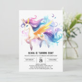 Invitation Rustic Online Horse Anniversaire (Debout devant)