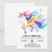 Invitation Rustic Online Horse Anniversaire (Devant / Derrière)