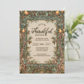 Invitation Rustic Orchard Thanksgiving Celebration (Debout devant)