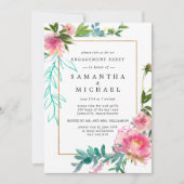 Invitation Rustic Pony Floral (Devant)