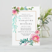 Invitation Rustic Pony Floral (Debout devant)