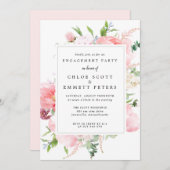 Invitation Rustic Pony Floral (Devant / Derrière)