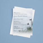 Invitation © Rustic Pristine Lakeside Mariage Personnalisé<br><div class="desc">Nos invitations Lakeside vous donneront le ton pour votre magnifique cérémonie rustique au bord du lac ou une soirée au bord du lac.Tout le texte par défaut peut être entièrement customisé avec vos propres mots, et vous pouvez aussi changer les polices, tailles, emplacement du texte et les couleurs du texte....</div>