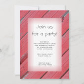 Invitation Rustic Red Barn Wood (Devant)