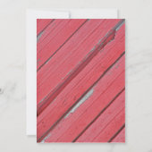 Invitation Rustic Red Barn Wood (Dos)