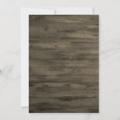 Invitation Rustic Red Wine Surprise 70e anniversaire (Dos)