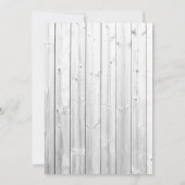 Invitation Rustic Retro Surfer Beach thème de la fête des dip (Dos)