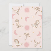 Invitation Rustic Rose Desert Girls Baby shower de fille (Dos)