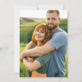 Invitation Rustic Sage Green Leaves Arch Photo Wedding (Dos)