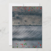 Invitation Rustic Santa Claus (Dos)