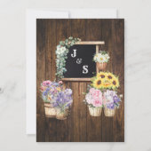 Invitation Rustic She's Fresh Off the Market Bridal Shower (Dos)