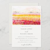 Invitation Rustic Spring Campagne Floral Paysage Mariage (Devant / Derrière)