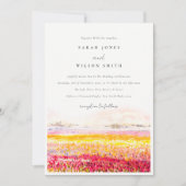 Invitation Rustic Spring Campagne Floral Paysage Mariage (Devant)