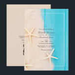 Invitation Rustic Summer QR Code RSVP Beach Mariage<br><div class="desc">Invitation de mariage rustique à la plage personnalisable à vos spécificités. Le code QR au verso dirige vers votre site mariage où les gens peuvent en savoir plus et rsvp.</div>