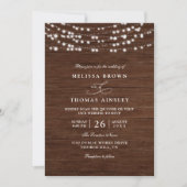 Invitation Rustic Sunflower Western Country QR Code Wedding (Devant)
