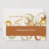 Invitation Rustic Swirls (Devant)