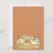 Invitation Rustic Thanksgiving Pumpkin Dinner (Dos)