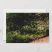 Invitation Rustic Trail Floral Enchanted Forest Wedding RSVP (Dos)