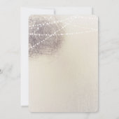 Invitation Rustic Tree Bark Pays Minimal Fiançailles Douche (Dos)