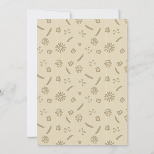 Invitation Rustic Tribal Boho Dream Catchers fête d'anniversa (Dos)