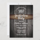 Invitation Rustic Wagon Wheel Classe de 2023 Graduation Party (Devant)