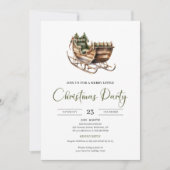 Invitation Rustic Watercolor Neutral Earthy Cozy Minimalist   (Devant)