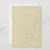 Invitation Rustic Watercolor Roses Floral 80e fête d'annivers (Dos)