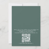 Invitation Rustic Western Barn Countryside QR Code Wedding (Dos)