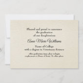 Invitation Rustic Western College Graduation Announcement (Dos)