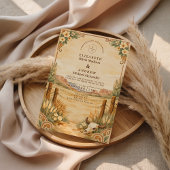Invitation Rustic Western Desert Wedding